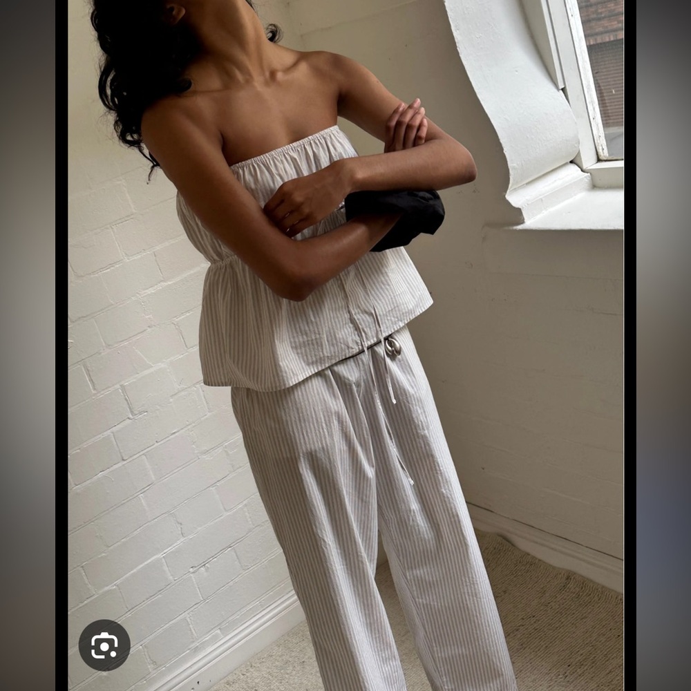 Deiji studios strapless cotton top - Picture 2 of 2